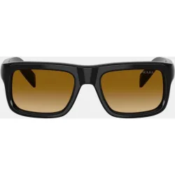 Gafas de sol PR D11S de hombre rectangular en acetato con lente degradada