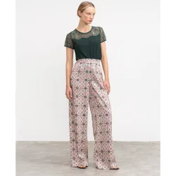 Pantalones anchos de mujer largos