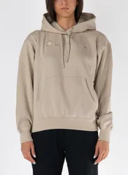 FELPA CON CAPPUCCIO CON LOGO TONO SU TONO M