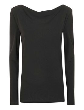 Blusa in jersey e tulle