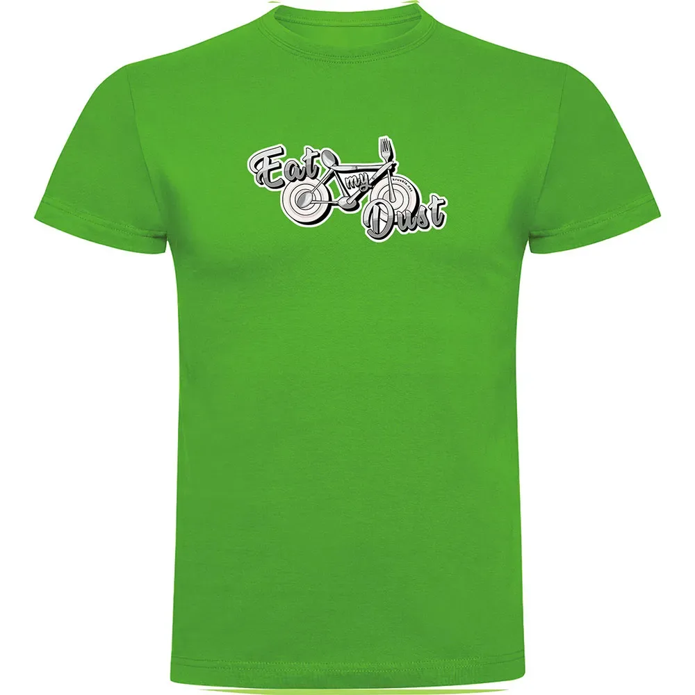 Maglietta A Maniche Corte Eat My Dust Green - Kruskis - FashionsVida