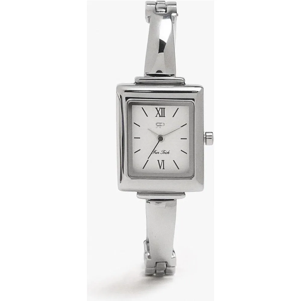 Reloj de mujer de acero inoxidable con correa rígida - Parfois - FashionsVida