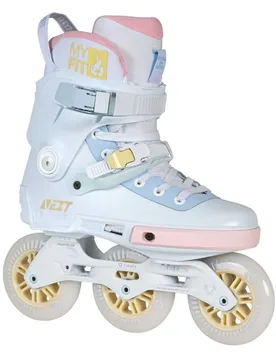 Rollers En Ligne Next Pastel 100 Light Blue / Rose EU 38-39 - Powerslide - FashionsVida