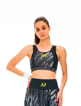 X3 Top De Sport Mexico Black L - X3 - FashionsVida