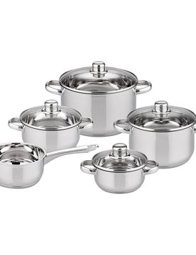Basic Topfset "Galactica" 9-teilig silber
