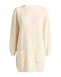 Mini-Kleid Damen Cremeweiß L,M,S Damen