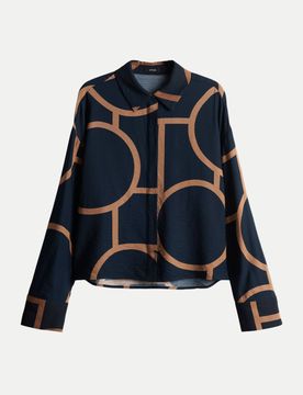 Opus Bluse Fordoa Atelier Blau 40