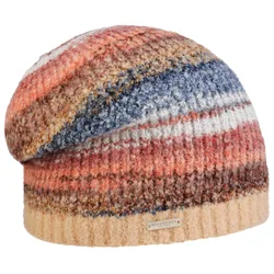 Multicolour Bouclé Beanie Hat by - beige - Damen - Size: One Size