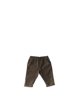 Pantalone misto cotone MARRONE 086/18M