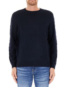Maglione misto lana BLU NAVY S