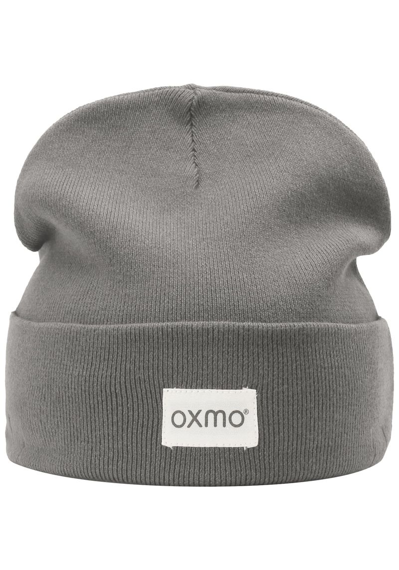 Oxmo Gorra 'Biene' gris / blanco