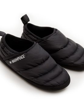 Down Slippers Hüttenschuhe Schwarz M