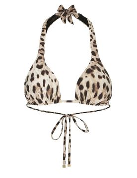 Bikini con stampa leo