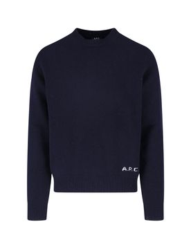 A. p.c. 100% Wool Crewneck Sweater