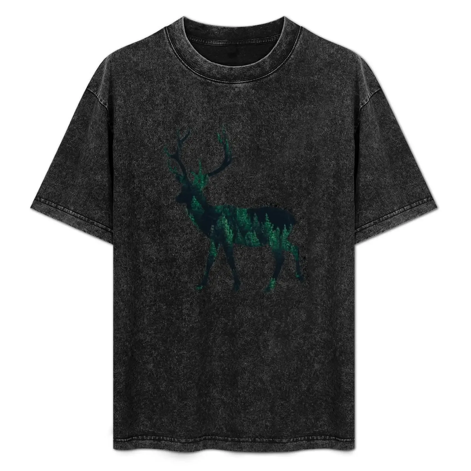 Deer Forest Wilderness T-Shirt Breathable Lightweight Summer Top - Aliexpress - FashionsVida