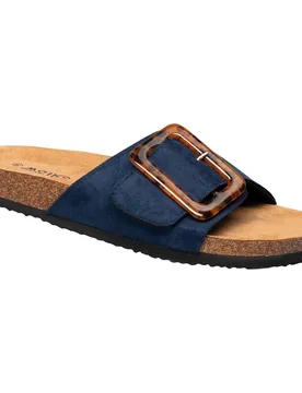 Klett-Pantolette „Miriam“ 40 blau - wonderwalk - FashionsVida