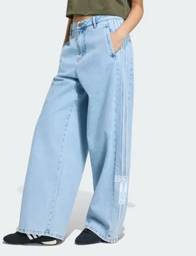 PANTALONI IN DENIM ADIBREAK MID-RISE WIDE-LEG 27-32 Light Denim - Adidas - FashionsVida