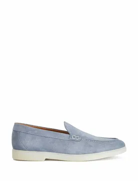 Suede Slip On Loafers Blue male - Dune london - FashionsVida