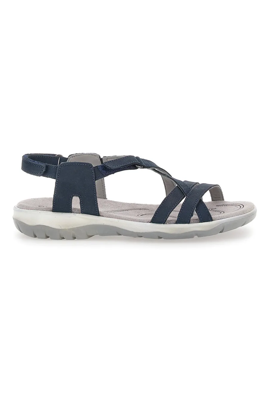 Sandali Blu Con Sottopiede in Vera Pelle 65 38 - FLY DINAMIC - FashionsVida