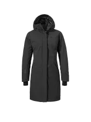 Cappotto invernale da donna Style Gregale con cappuccio nero 38