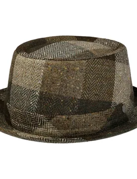 Lindsburgh Pork Pie Wool Hat by - beige-brown - Herren - Size: M (56-57 cm) - Lierys - FashionsVida