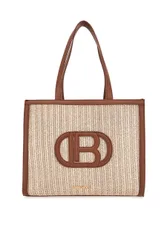 Borsa da spalla effetto intrecciato AMPUR