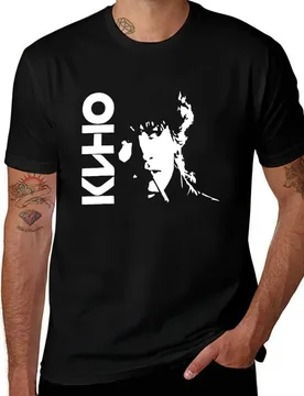 Kino Russian Band member somking T-Shirt blue archive korean fashion men t shirts - Aliexpress - FashionsVida