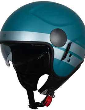 Casco Moto Jet SIERRA DISCOVERY Blu Opaco 22.06 taglia XL - Origine - FashionsVida