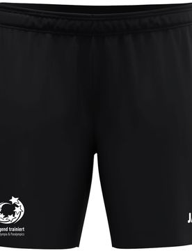 Jugend trainiert" Trainingsshort Dynamic Damen (schwarz / Größe XL (46/48) / Damen Sportgrößen)