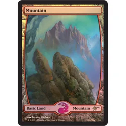 Mountain (Extended Art) (Judge Foil) Promotional Cards