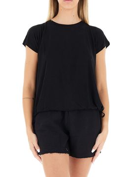 DEHA T-shirt in viscosa NERO L