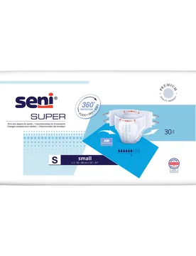 Inkontinenzwindel Super, 30 Stück weiss S - Seni - FashionsVida
