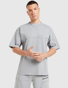 Mens Maglia Rock - Grigio, grigio grigio Uomo taglia M - Supply & Demand - FashionsVida