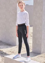 Kinder Reithose Ida Athleisure, dark shadow 152