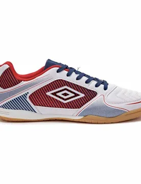 Chaussures De Futsal Sala Striker White / Estate Blue / Rococco Red EU 44 - Umbro - FashionsVida