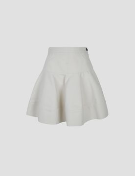 Float Bottom Canvas Mini Skirt