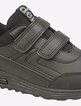 Childrens Unisex Felix Ii Trainers Childs - Black - Size Uk 12 Kids - DEK - FashionsVida
