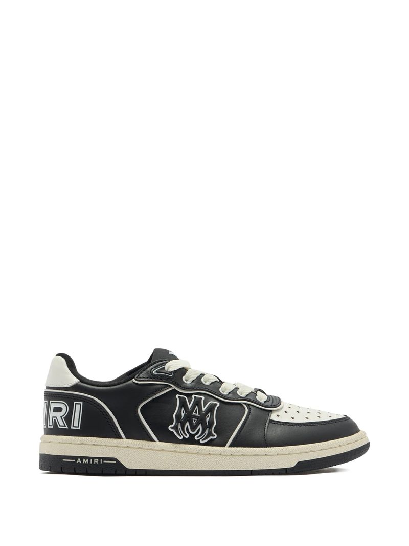 Mini Leather Logo Detail Vintage Effect Sneaker