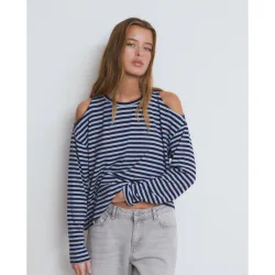 Camiseta de mujer de rayas