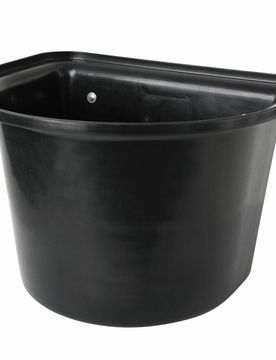 Turnierfutterkrippe ohne Tragegriff, schwarz