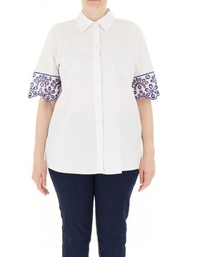 Camicia in cotone BIANCO 54