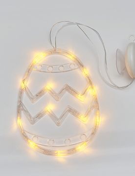 LED-Hängedeko Osterei gelb Eldo