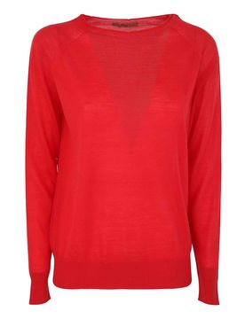 Maglione con scollo a barchetta