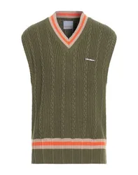 Pullover Herren Militärgrün S Herren