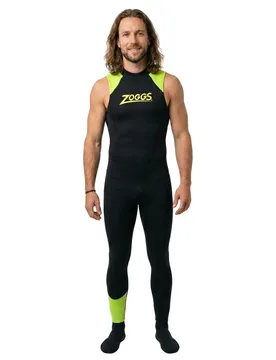 Ow Explorer Lj 3/2/2 Mm Long Sleeve Neoprene Wetsuit Black / Lime 4XL Men - Zoggs - FashionsVida