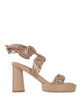 Sandalias Mujer Marrón claro 40,41 Mujer