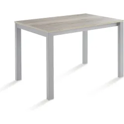 Mesa extensible con superficie laminada Ada