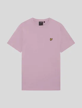 Men's Everyday Cotton Crew Neck T-Shirt Pink Light - Lyle & Scott - FashionsVida