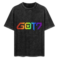 Got7 Rainbow Logo T-Shirt Lightweight Print T-Shirt