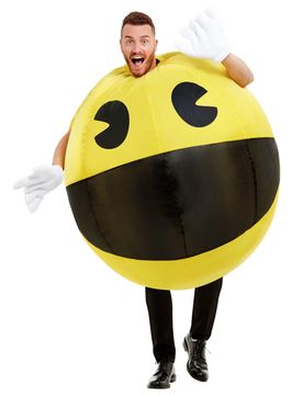 Kostüm Pac-Man aufblasbar Erwachsene - male